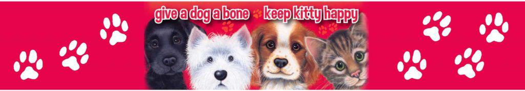 Give a dog a bone, keep kitty happy Christmas Appeal. 