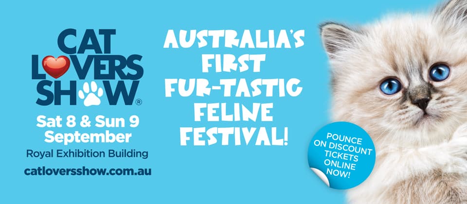CAT LOVERS SHOW MELBOURNE GIVEAWAY 2018